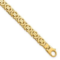 14k Polished Fancy Link Bracelet-GB273-8.25