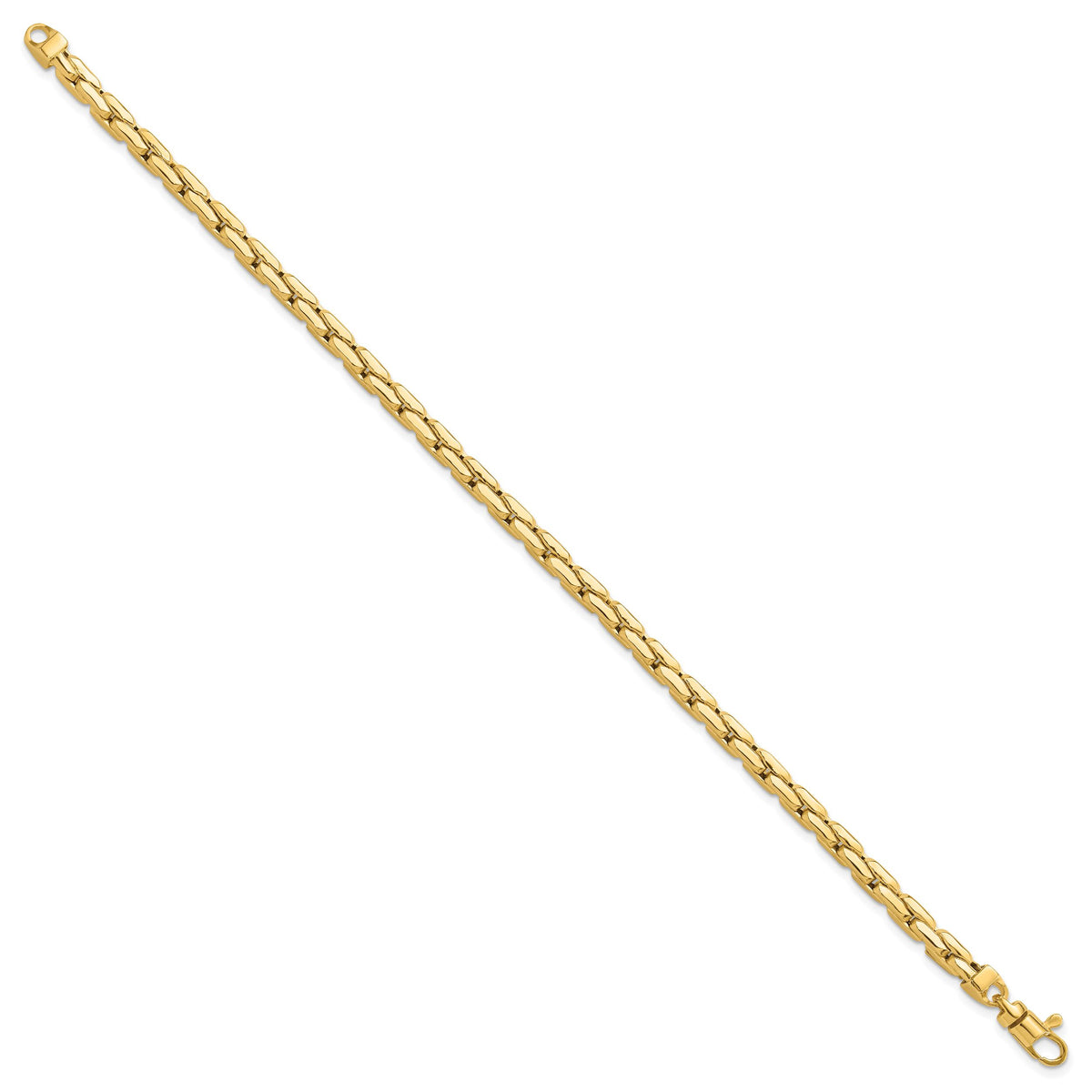 14K Polished 4.5mm Fancy Link Bracelet-GB283-8.25