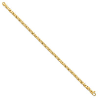 14K Polished 4.5mm Fancy Link Bracelet-GB283-8.25