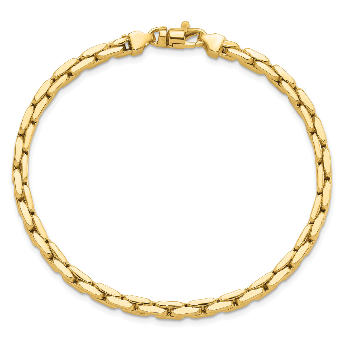 14K Polished 4.5mm Fancy Link Bracelet-GB283-8.25