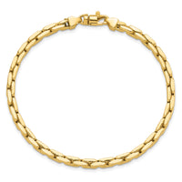 14K Polished 4.5mm Fancy Link Bracelet-GB283-8.25