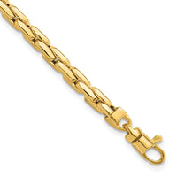 14K Polished 4.5mm Fancy Link Bracelet-GB283-8.25
