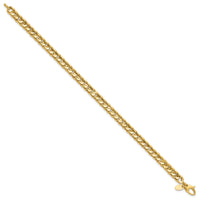 14K Polished Fancy 8.5in Bracelet-GB286-8.5