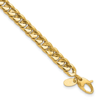 14K Polished Fancy 8.5in Bracelet-GB286-8.5