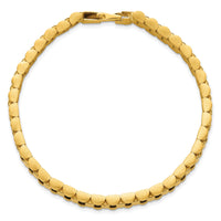 14k Brushed and Polished Fancy Link 12.25mm Men's Bracelet-GB296-8.5