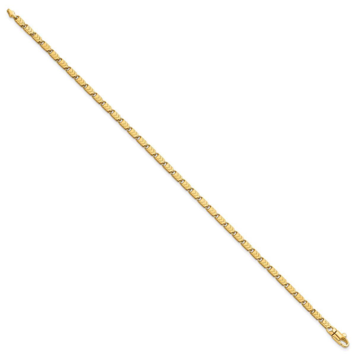 14k Polished 8.25 Fancy Link Bracelet-GB306-8.25