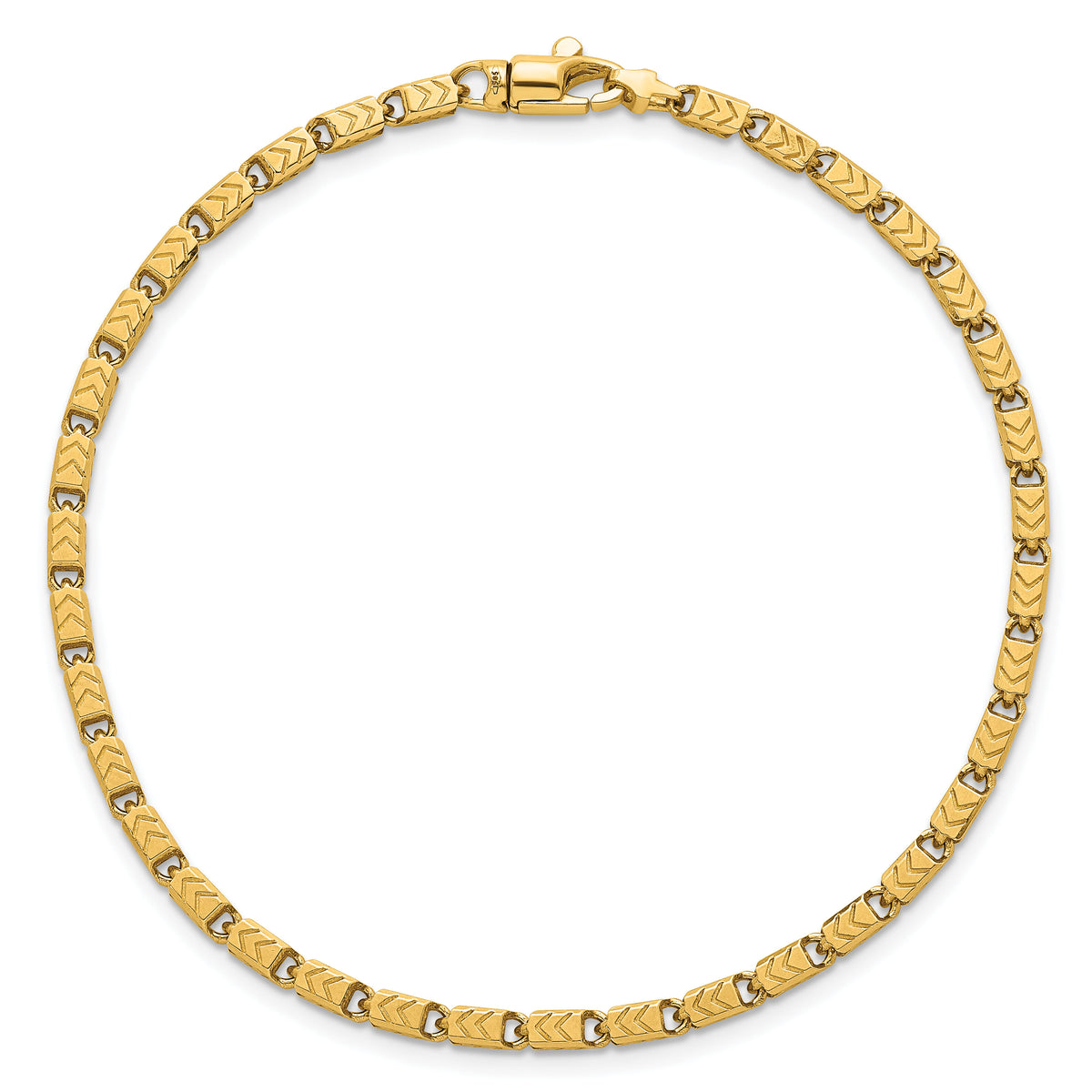 14k Polished 8.25 Fancy Link Bracelet-GB306-8.25