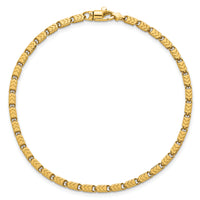 14k Polished 8.25 Fancy Link Bracelet-GB306-8.25