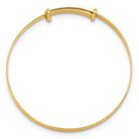 14K Madi K Polished Expandable Baby Bangle-GK1084