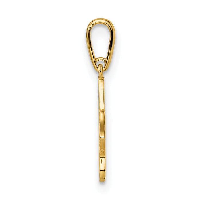 14k Madi K Hummingbird Pendant-GK1102