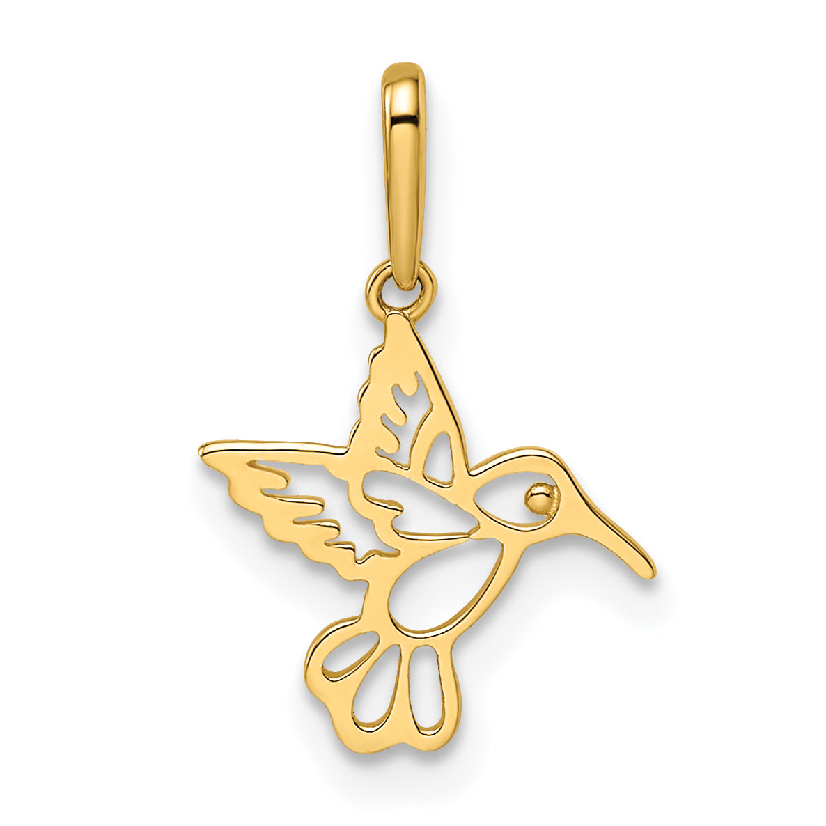 14k Madi K Hummingbird Pendant-GK1102