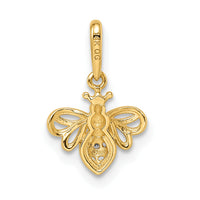 14k Madi K CZ Bumble Bee Pendant-GK1104