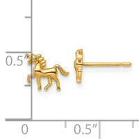 14k Madi K Unicorn Post Earrings-GK1152
