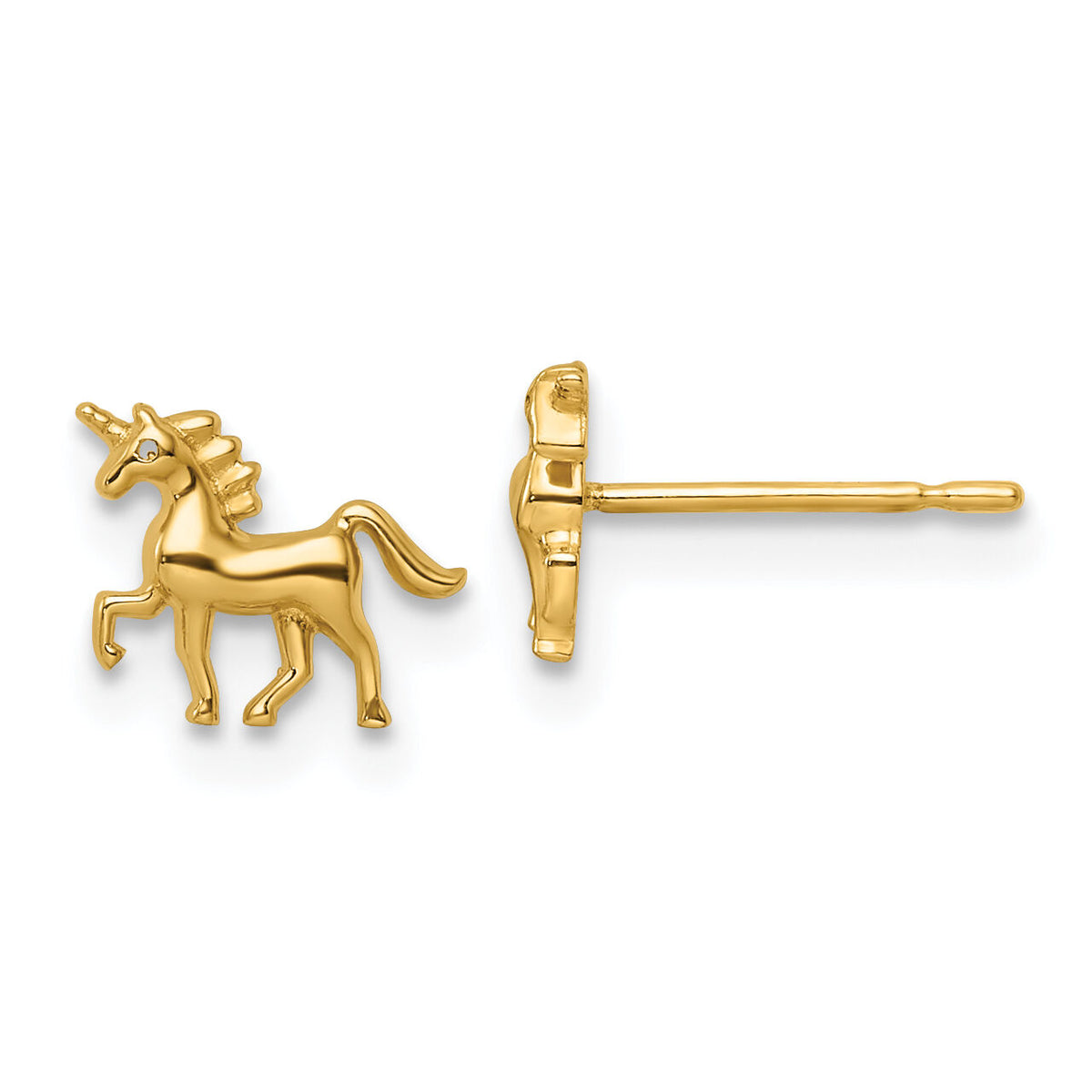 14k Madi K Unicorn Post Earrings-GK1152