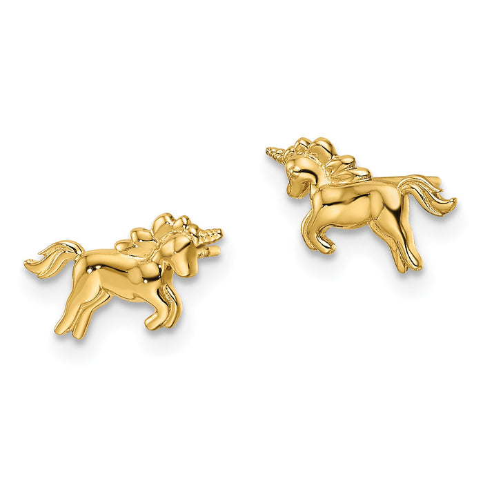 14k Madi K Unicorn Post Earrings-GK1153