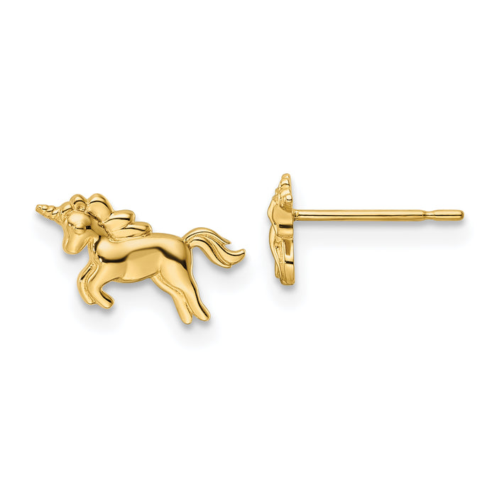 14k Madi K Unicorn Post Earrings-GK1153