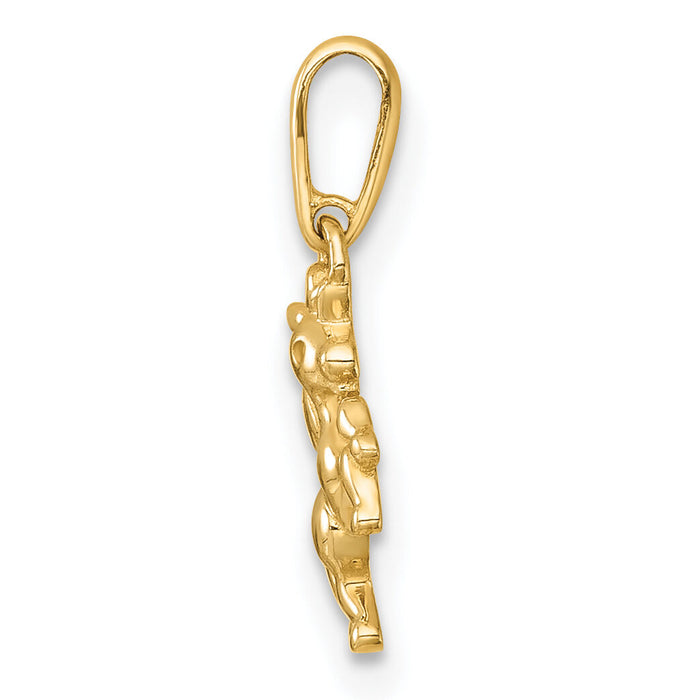 14k Madi K Polished Unicorn Pendant-GK1202