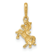 14k Madi K Polished Unicorn Pendant-GK1202