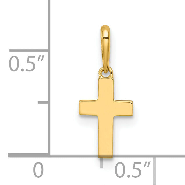 14k Madi K Children's Cross Pendant-GK1204