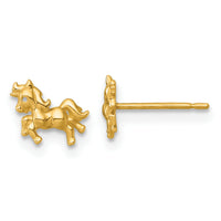 14k Madi K Polished Unicorn Post Earrings-GK1225