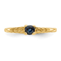 14k Madi K 3mm Sapphire Birthstone Baby Ring-GK132