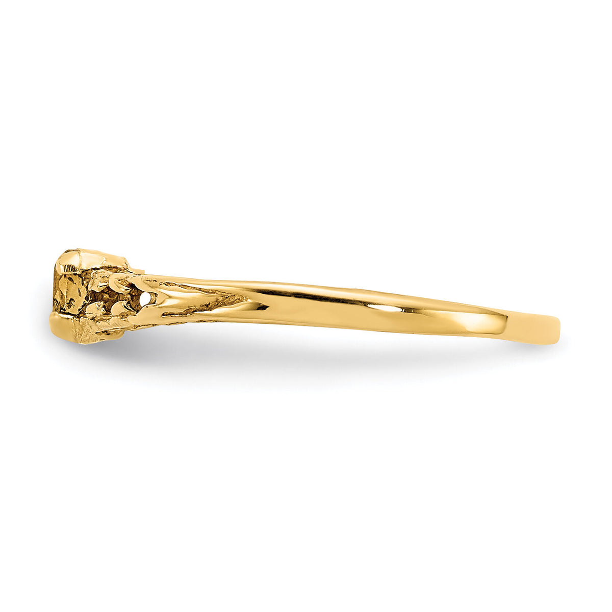 14k Madi K 3mm Citrine Birthstone Baby Ring-GK134