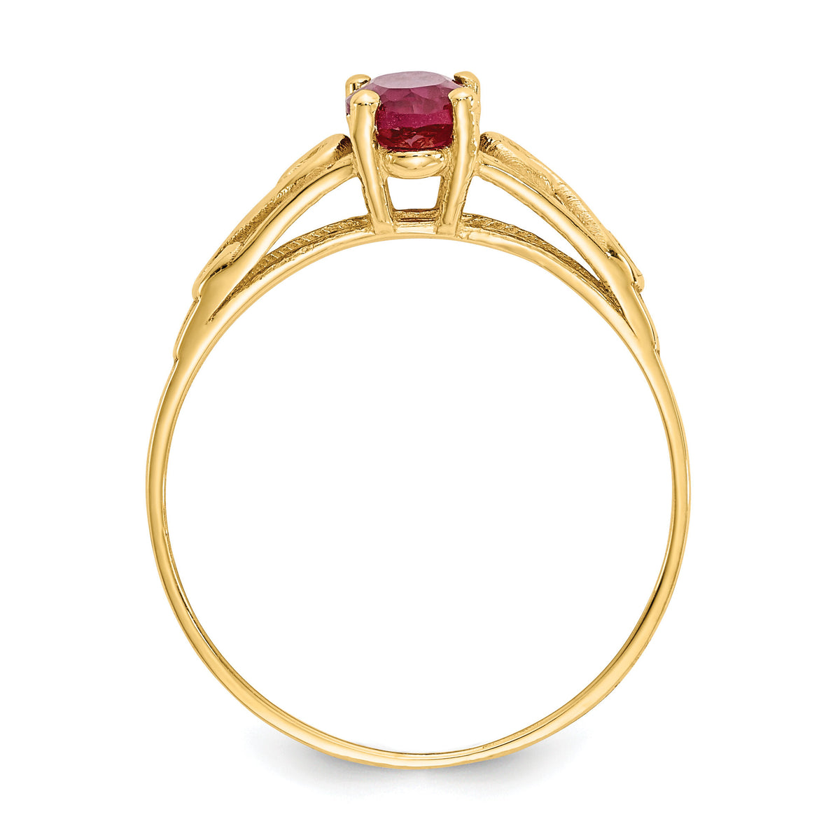 14k Madi K Synthetic Ruby Ring-GK281