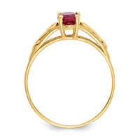 14k Madi K Synthetic Ruby Ring-GK281