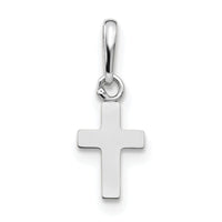 14k White Gold Madi K Children's Cross Pendant-GK872W