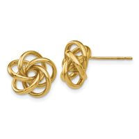 14k Love Knot Earrings-H442