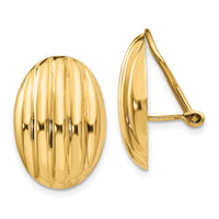 14k Non-pierced Fancy Earrings-H633