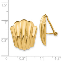 14k Non-pierced Fancy Earrings-H640