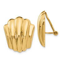 14k Non-pierced Fancy Earrings-H640