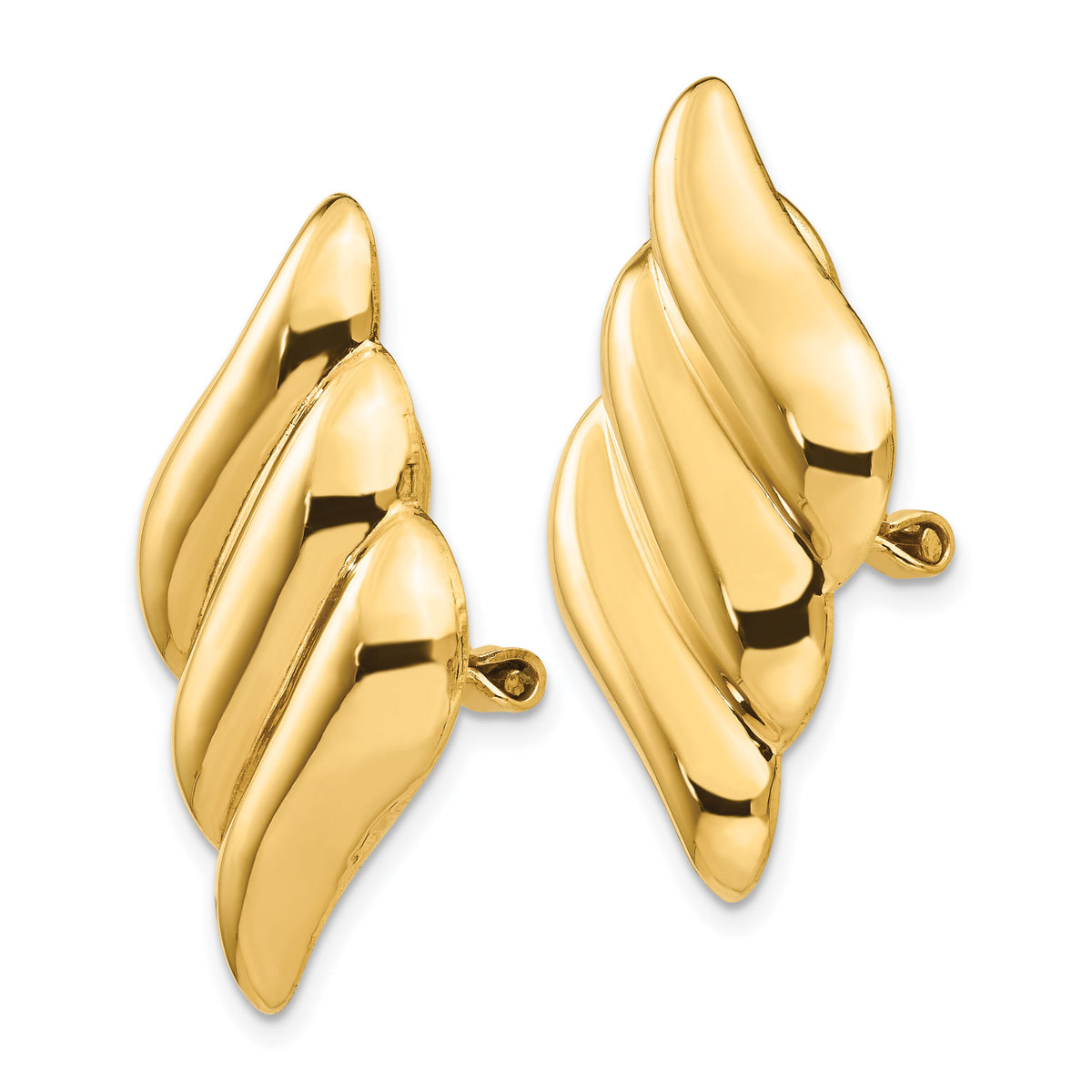 14k Non-pierced Fancy Earrings-H643