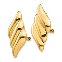 14k Non-pierced Fancy Earrings-H643