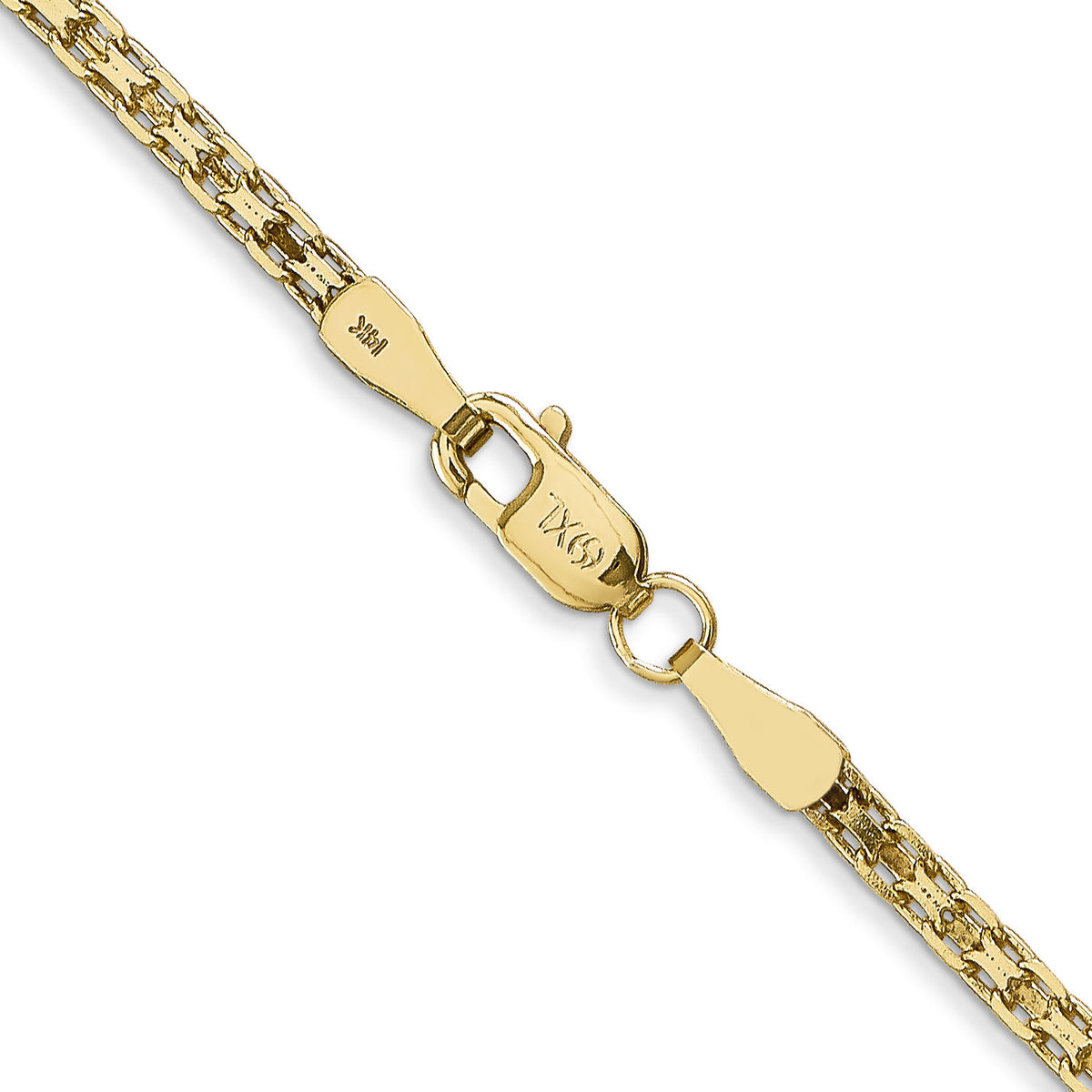 14k 1.8mm Lightweight Bismark Flat Chain-HLF13-24