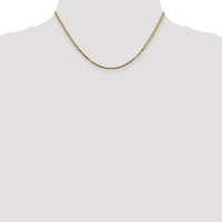 14k 1.8mm Lightweight Flat Bismark Chain-HLF13-16