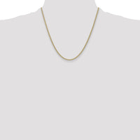 14k 2.2mm Lightweight Flat Bismark Chain-HLF20-20