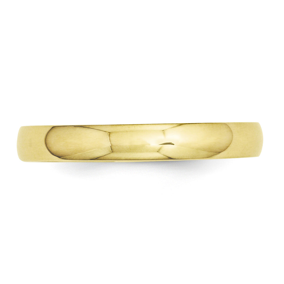 14KY 3mm Half-Round Wedding Band-HR030