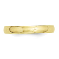 14KY 3mm Half-Round Wedding Band-HR030