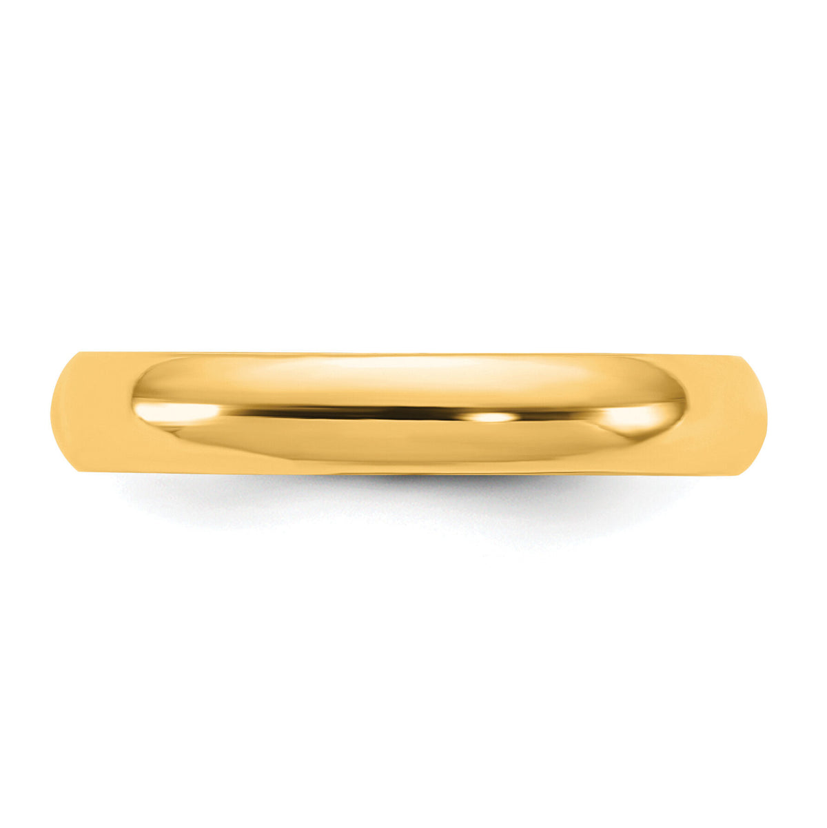 14KY 3.5mm Half Round Band-HR035