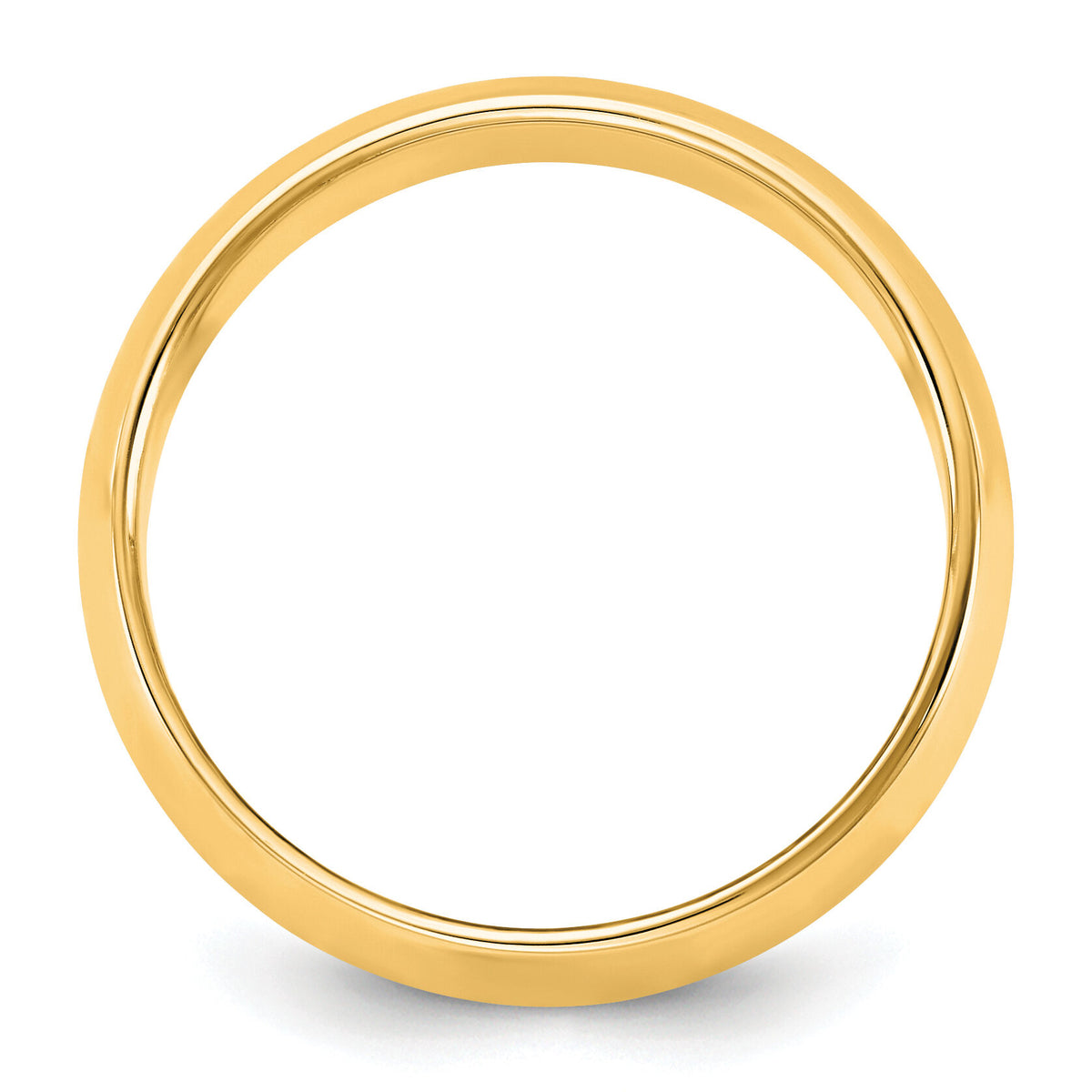 14KY 5.5mm Half Round Band-HR055