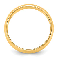 14KY 5.5mm Half Round Band-HR055