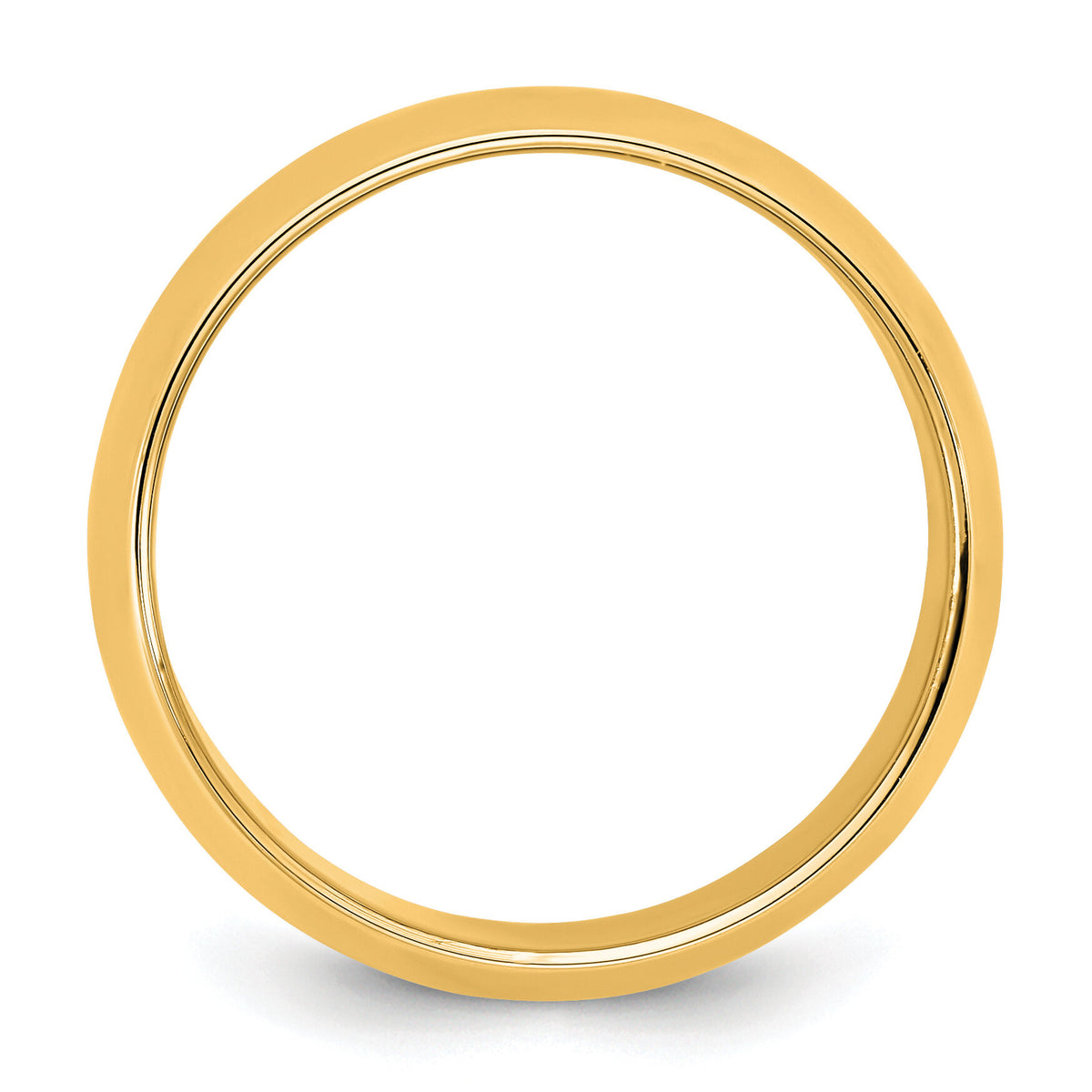 14KY 9mm Half Round Band-HR090
