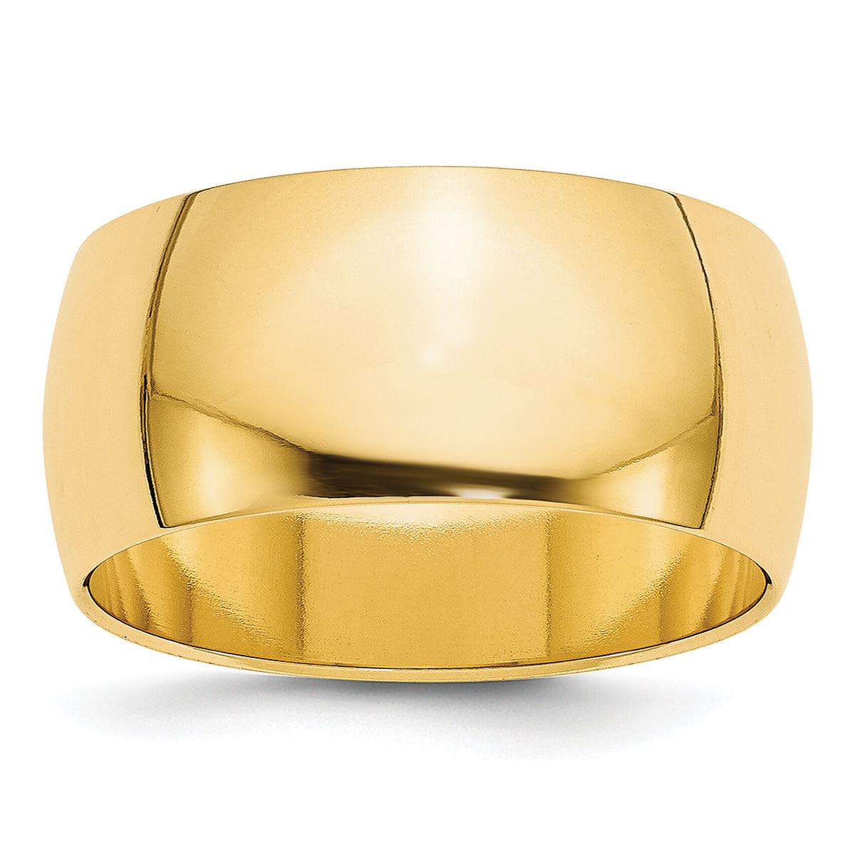 14KY 9mm Half Round Band-HR090