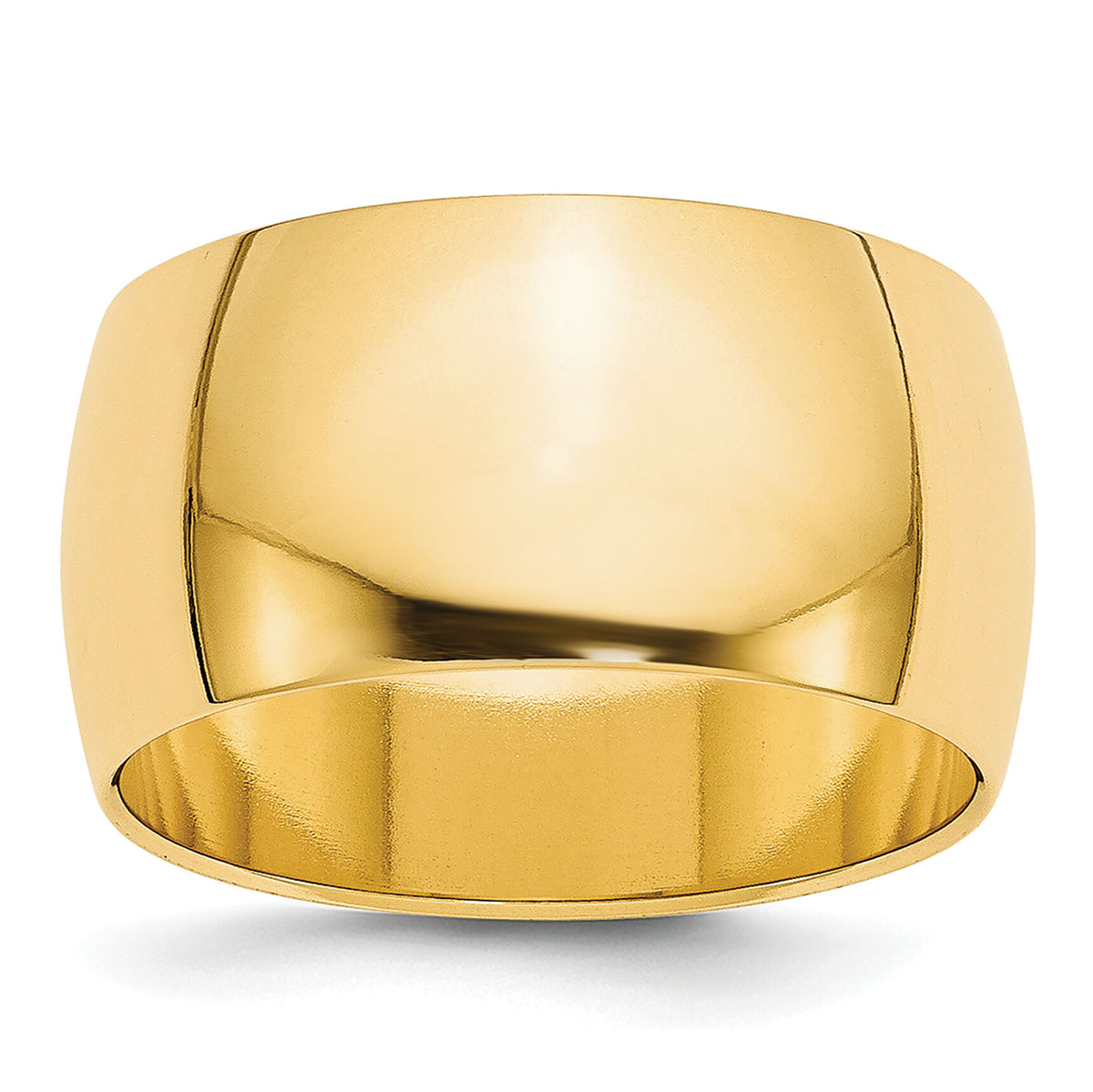 14KY 10mm Half Round Band-HR100