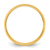 14KY 9mm LTW Half Round Band-HRL090