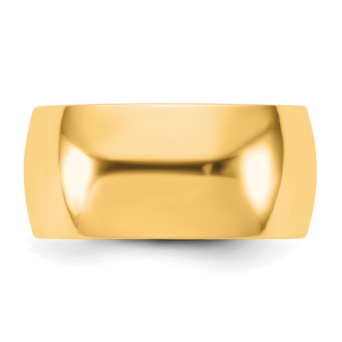 14KY 9mm LTW Half Round Band-HRL090