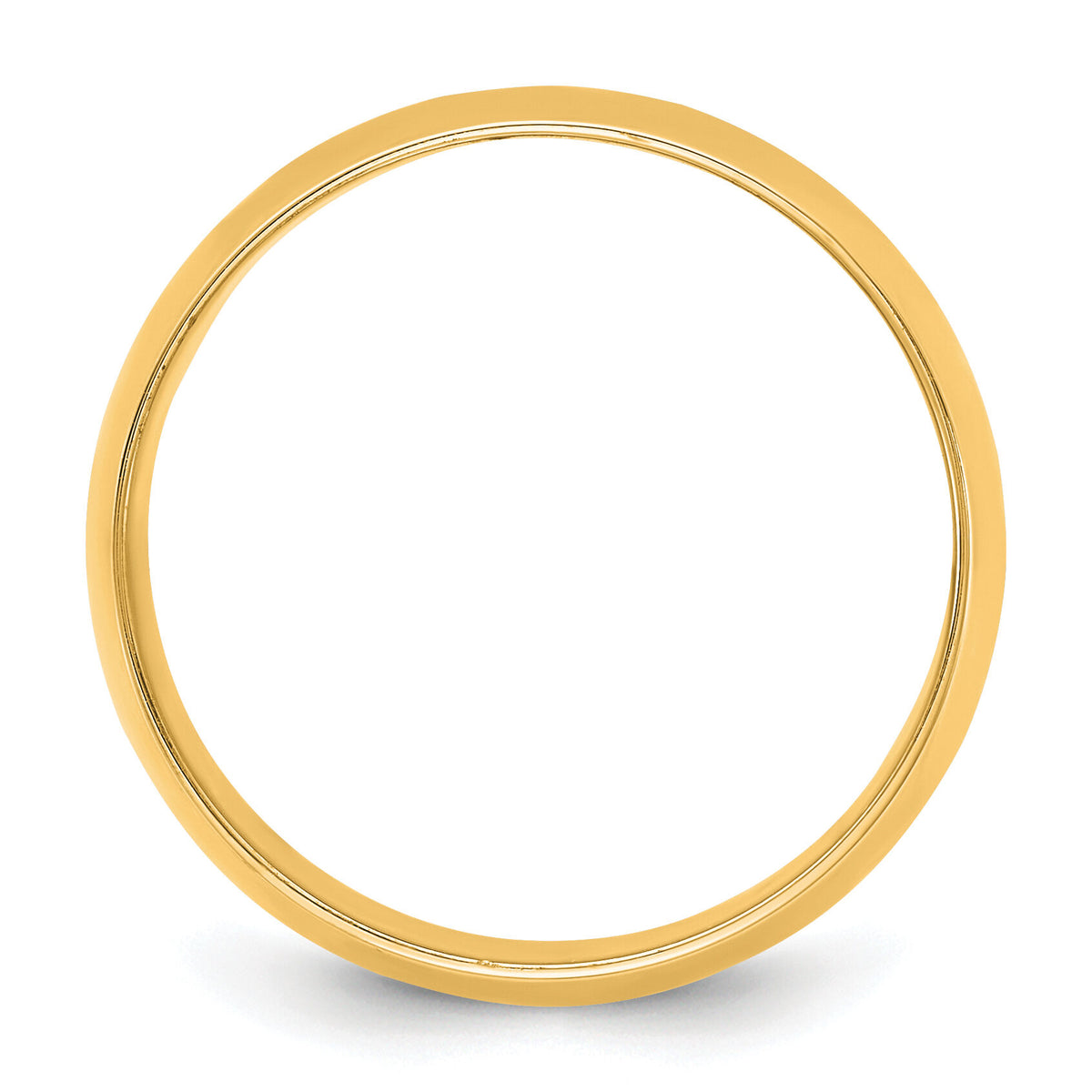 14KY 10mm LTW Half Round Band-HRL100