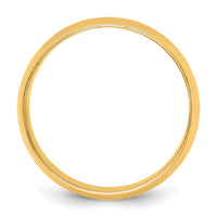 14KY 10mm LTW Half Round Band-HRL100